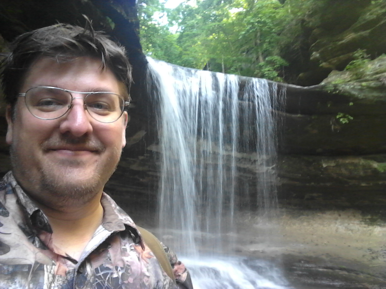 Selfie in fron of Lasalle Canyon